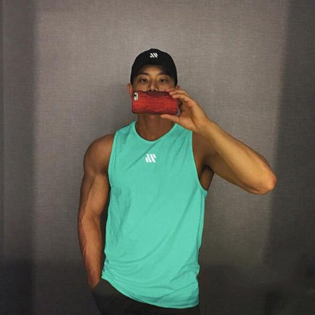 Summer Men's Gymnasium Fitness Basketball Vest