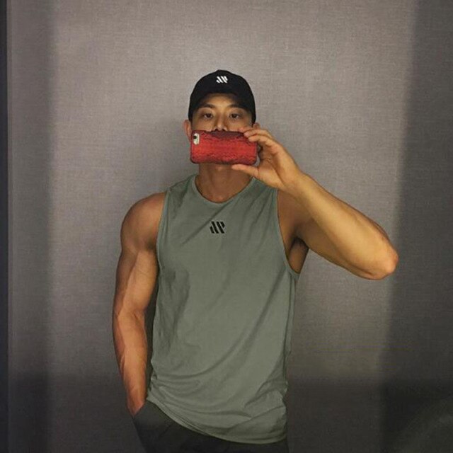 Summer Men's Gymnasium Fitness Basketball Vest