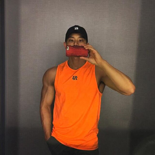 Summer Men's Gymnasium Fitness Basketball Vest
