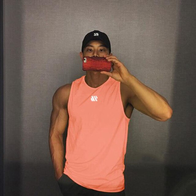 Summer Men's Gymnasium Fitness Basketball Vest