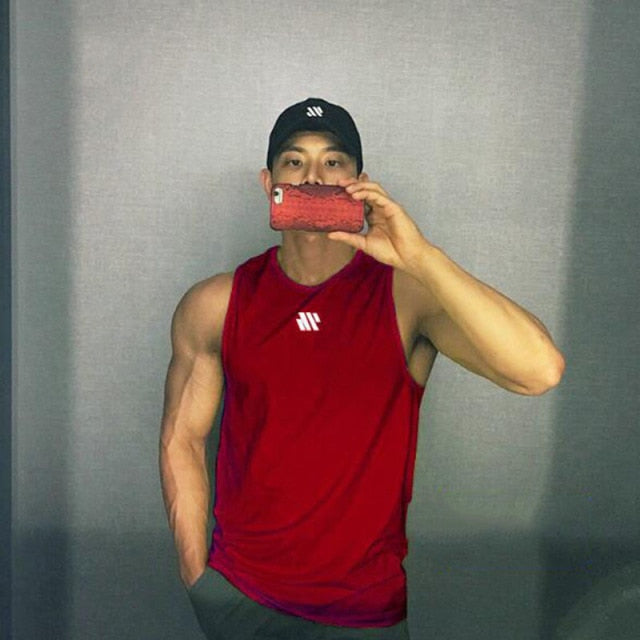 Summer Men's Gymnasium Fitness Basketball Vest