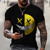 2021 summer new men XOXO graphic 3d printed t-shirt