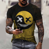 2021 summer new men XOXO graphic 3d printed t-shirt